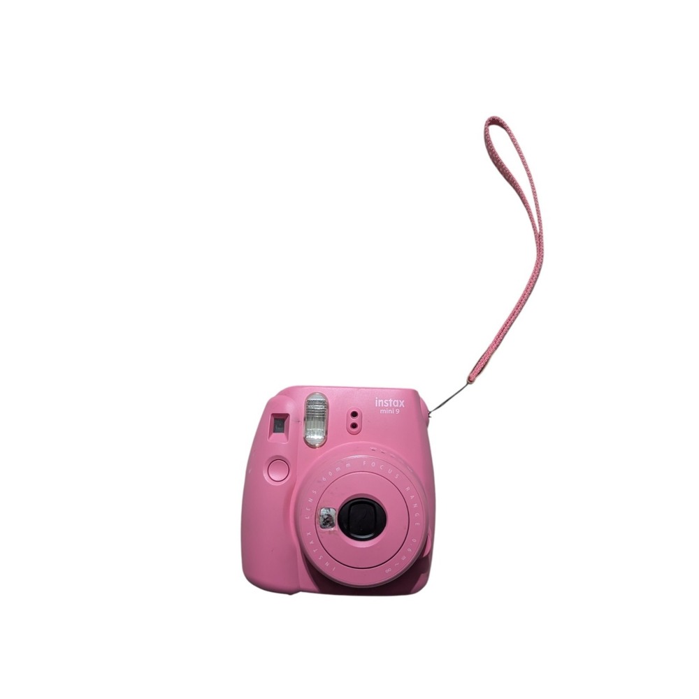 Fujifilm Instax Mini 9 Flamingo Pink Instant Camera No Battery Cover